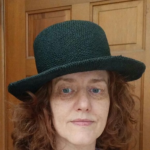 Giorgio Armani Accessories - Armani jute made in Italy hat wired brim